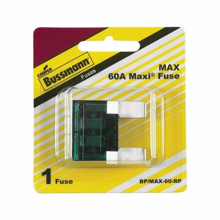 EATON BUSSMANN MAX 60 AMP FUSE - 1 PER BP/MAX-60-RP